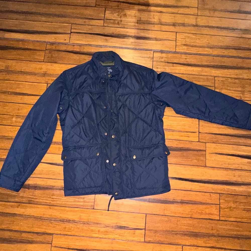 J. Crew Blue Lightweight Utility Jacket
